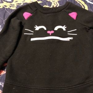 Halloween cat sweatshirt
